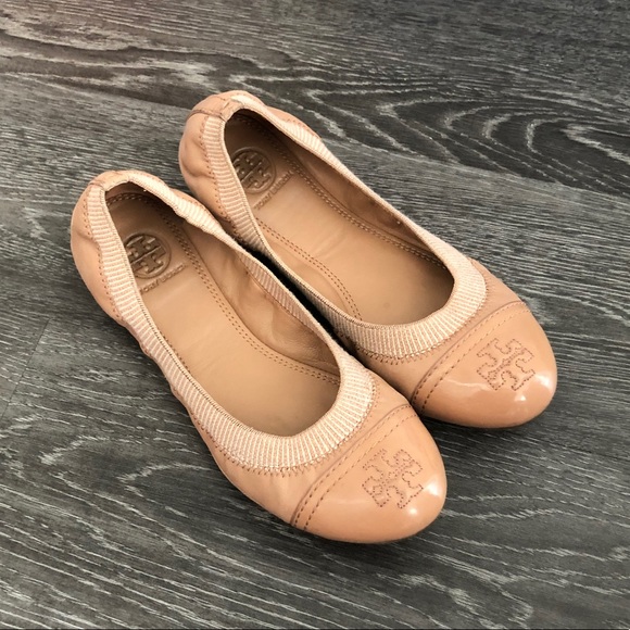 Tory Burch Shoes - Tory Burch Nude Flats